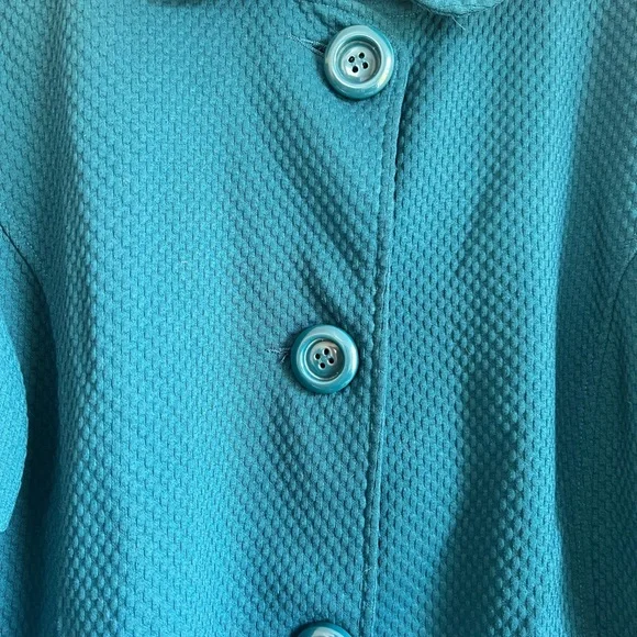 Studio 1940 Teal Button-Up Blazer Size 20W - Picture 5 of 7